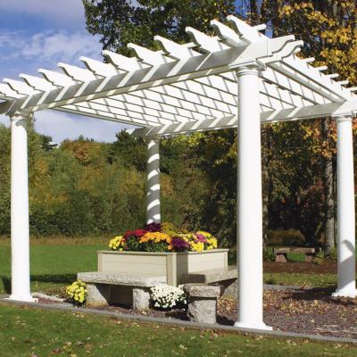 China Easily Assembled Modern Powder Coat Aluminum Pergola for sale