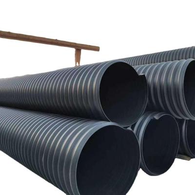 China Corrugated Drainage Water And Cable SN8/SN10 2000mm HDPE Pipe Culvert for sale