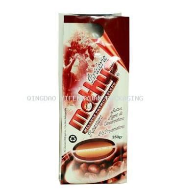 China Quad seal side gusseted coffee pouch for sale