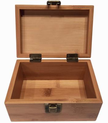 China Handmade Wooden Material Hot Selling Glove Box Bamboo Jewelry Storage Box for sale