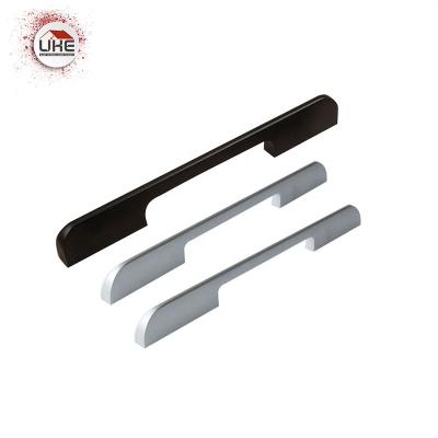 China Modern in Current S01.27 Black and Gray Kitchen Bedroom Cabinet Handle 224mm, 320mm Hole Size for sale