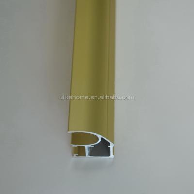 China Decorations Gold Color Sliding Door Aluminum Closet Profiles for sale