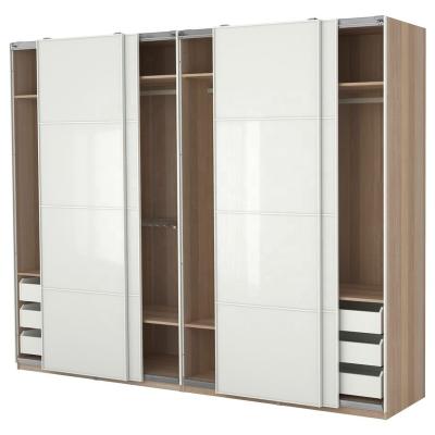 China Modern Bedroom Wardrobe Sliding Mirror Doors Aluminum Hinged Mirror Wardrobe Doors for sale