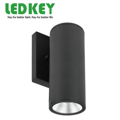 China Cylinder Light Wall Lamp Garden Led Lantern Outdoor Garden Lighting Hotel Wall Lamp Porch Light for sale