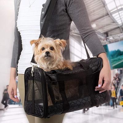 China Original Luxury Airline Basket Travel Viable Wholesale Breathable Pet Carrier Approved Carrier for sale