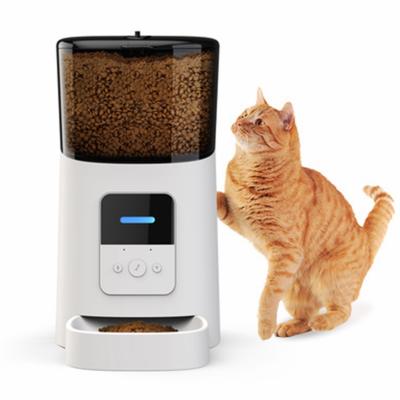 China 6L Wifi APP Voice Control Disc Dog Automatic Smart Automatic ABS Smart Cat Automatic Food Feeder for sale