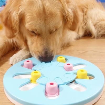 China Eco-friendly Pet Sustainable Smart Puzzle IQ Interactive Toy Dog Slow Feed Food Treat Dog Puzzle Toys for sale