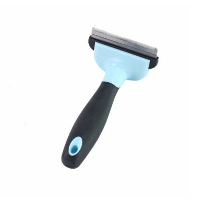 China Dog and Cat Shedding Tools Stocked, Pro Pet Grooming Brush Effectively Reduces Shedding Safe and Gentle Hair Remover for the Average Dog for sale