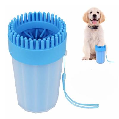 China Wholesale Portable Stocked Dog Paw Cleaner, Cats Grooming With Muddy Paws, Pet Foot Seal Cup for sale