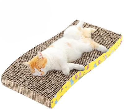 China Living Room Sofa Bed, Cat Scratcher Protective Cardboard from Cat Playing Wholesale Reversible Corrugated Cat Scratching Pad Replacement Scratcher for sale