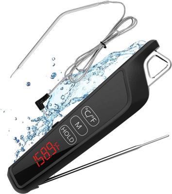 China Kitchen Thermometers Digital Meat Thermometer Foldable Food Thermometer Built-in Magnet with External Probe, Waterproof Kitchen Thermometer for sale