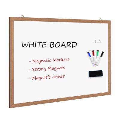 China School Teacher Wooden Framed Dry Erase Board and Chalk Board Movable Writing Whiteboard Whiteboard for sale