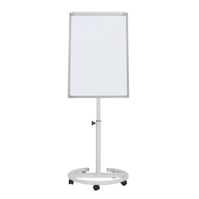 China Kindergarten Flipchart Whiteboard Protective Flipchart Easel Stand White Board Flip Chart With Wheels for sale