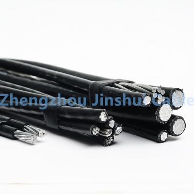 China 8.7 / 15kv Middle Voltage 35 Sq Mm Aerial Bundle Cable Duplex Abc Conductor for sale