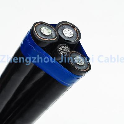 China Short Triplex Aerial Power Cable , Outdoor Electrical Cable IEC Stanard for sale