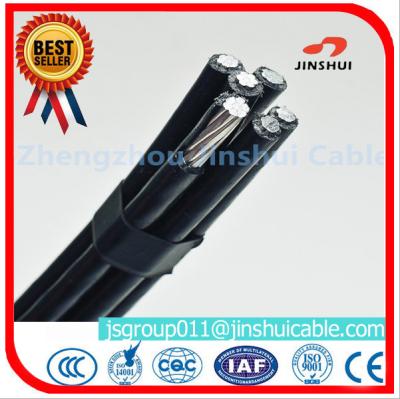 China 4 * 50mm Overhead Electrical Cable , Quaduplex Pvc Sheathed Cable For Power Line for sale