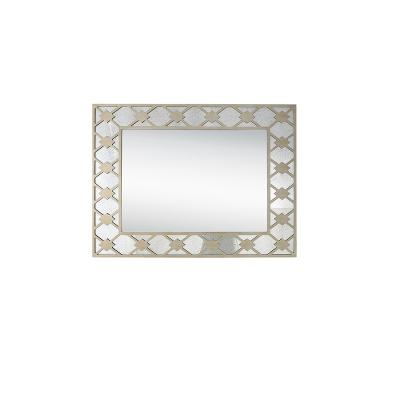 China High Quality Adjustable Modern Wall Mirror (Others) Mirror Furniture With Antique Color For Bedroom With Matching Console Table for sale