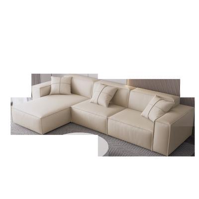 China Customized High Quality Minimalist Luxury Sofa Modular Set Modular Leather Couch for sale