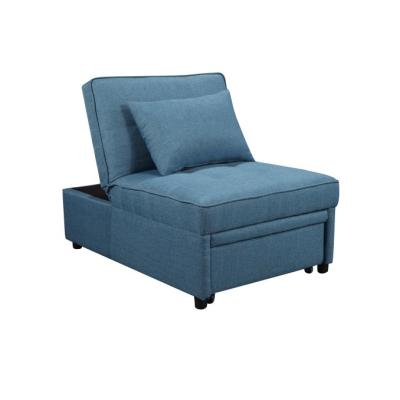 China High Quality Modern Convertible Soft Pull Out Single Chair Extended Sofa Bed for sale