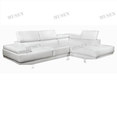 China Latest Soft Designed Leather Home Sofa Luxury Furniture PU Living Room Sofa Wholesale Leisure Sofa for sale