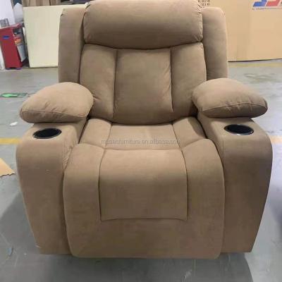 China American Faux Extended Sofa Recliner Sofa Set Style Fabric Recliner Leather Extended Sofa For Living Room for sale