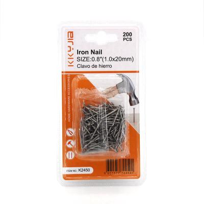 China Factory outlet K2450 checkered 0.8 inch iron nails fastener hardware accessories for wholesale and support OEM for sale