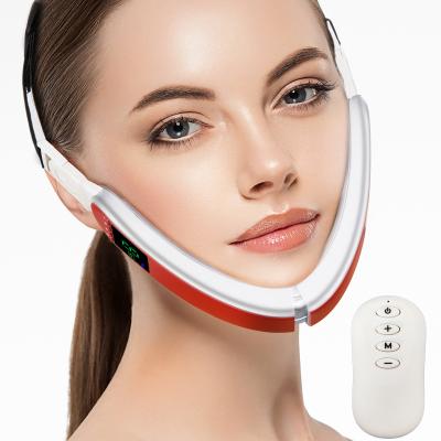 China Dye Removal V Face Lifting Beauty Device Double Chin Massager Facial Firming Device for sale