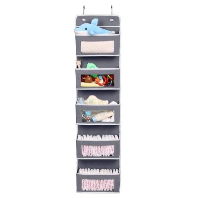 China Viable Factory OEM ODM Foldable Door Closet Organizer Wall Hanging Storage Bags for sale