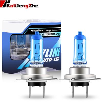 China Universal Fit 1500LM 12V 9005 Car Halogen Bulb H1 H4 H7 55W High Quality H8 9006 Car Headlight for sale