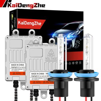 China Universal Slim 80W Xenon Ballast Kit 32V H1 H4 H7 4300K ​​IP68 Car Headlight HID Xenon Bulbs for sale