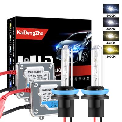 China Universal Slim Kit H1 H3 H4 H8 HB3 HB4 55W Ballast HID Headlight Kit H7 Car 3000K Xenon Lamp for sale