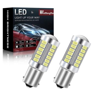 China New Cheap Universal Kit 12V P21W 5730 Led Bulb Brake Light 33SMD Automotive Led Reversing Lights for sale