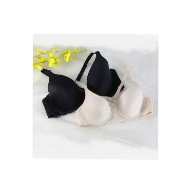 China Breathable Hot Sale Side Closure Wireless Seamless Daily Bra Ladies Lace Up Ultra Thin Bra for sale