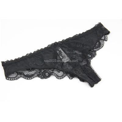 China Black Seamless Lace OEM ODM High Quality Elegant Sexy Fancy Panties for sale