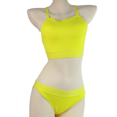 China OEM Swimsuit Luxury Swimwear Removable Padded High Waist Women Bikini Set for sale