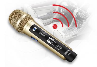 China Smart wireless handheld microphone for mobile phone Andorid / Iphone for sale