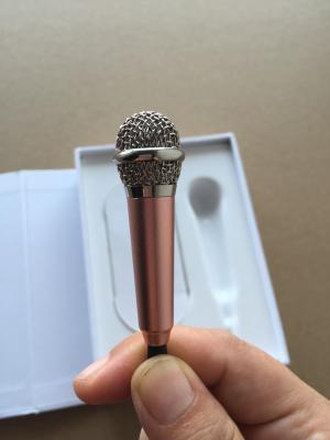 China Mini studio recording condenser smartphone mic Support iOS system for sale