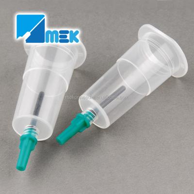 China ABS and PP luer adapter blood collection needle with needle holder for sale