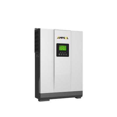 China AMPSOL PV18-3024 Mppt PRO 24V 3000Watt 3Kva Pure Sine Wave Off Grid PV Inverter Solar Controller 297.5*468*125mm for sale