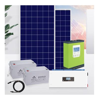 China AMPSOL 300W Home Hybrid On Grid Full Grid Solar Panel Power Supply System For Home for sale