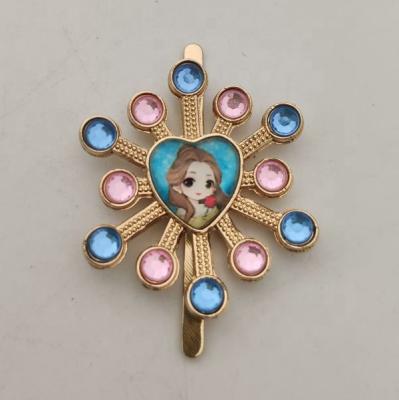 China Shoe Buckle Princess Picture Shoe Buckle Ornament Buckle For Lady Flat Shoes for sale