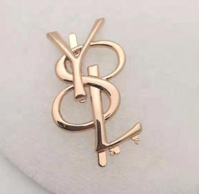 China High Level Zinc Alloy Letter Accessories Buckles For Woman Buckle Decoration for sale