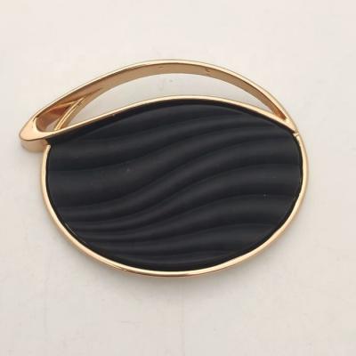 China Fashionable Oval Shoe Buckle Accessary For Shoe / Ladies Shoe Buckle Bag for sale