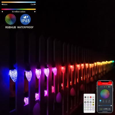 China Tooth Stander 5.0/4.2 Blue Color Changing Smart C7 C9 LED Extendable Red and Green and White Christmas Lights Outdoor Patio Strawberry Lights String for sale