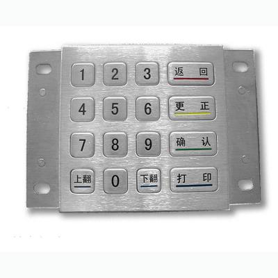 China Industrial Equipments 4*4 Industrial Entrance Equipment Master Entry Password Encrypted PPE Password Keyboard for sale