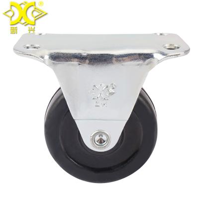 China Food Packing 2 Inch Caster Wheel Hardware Light Duty Hard Rubber Casters For Hard Shell Trolley Te koop