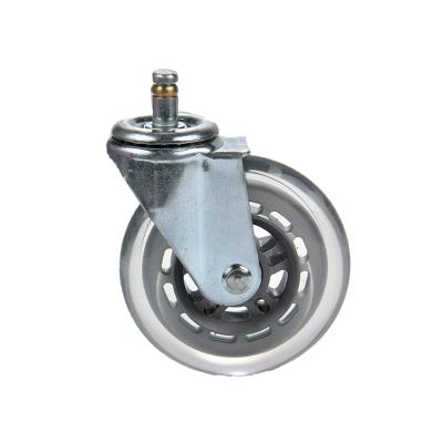 Κίνα PIVOT 3 Inch PU Rollerblade Office Chair Caster Stem Swivel Wheels Replacement προς πώληση