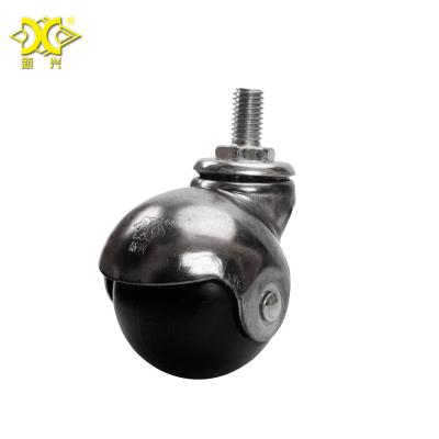 China Mid Century Modern 2 Inch PP Swivel Ball Caster Wheels, Universal Casters Manufacturers Steel Roller Wheel for sale