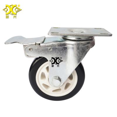 China PIVOT 3 Inch Swivel Wheels, Silent Cart Wheels, Heavy Duty Platform Casters for sale