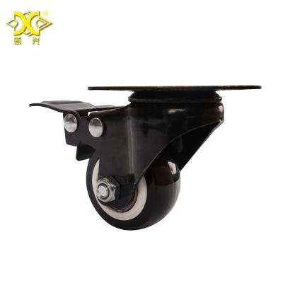 China Chinese Trolley Casters Industrial 2 Inch Heavy Duty Rubber Wheels Swivel Casters for sale